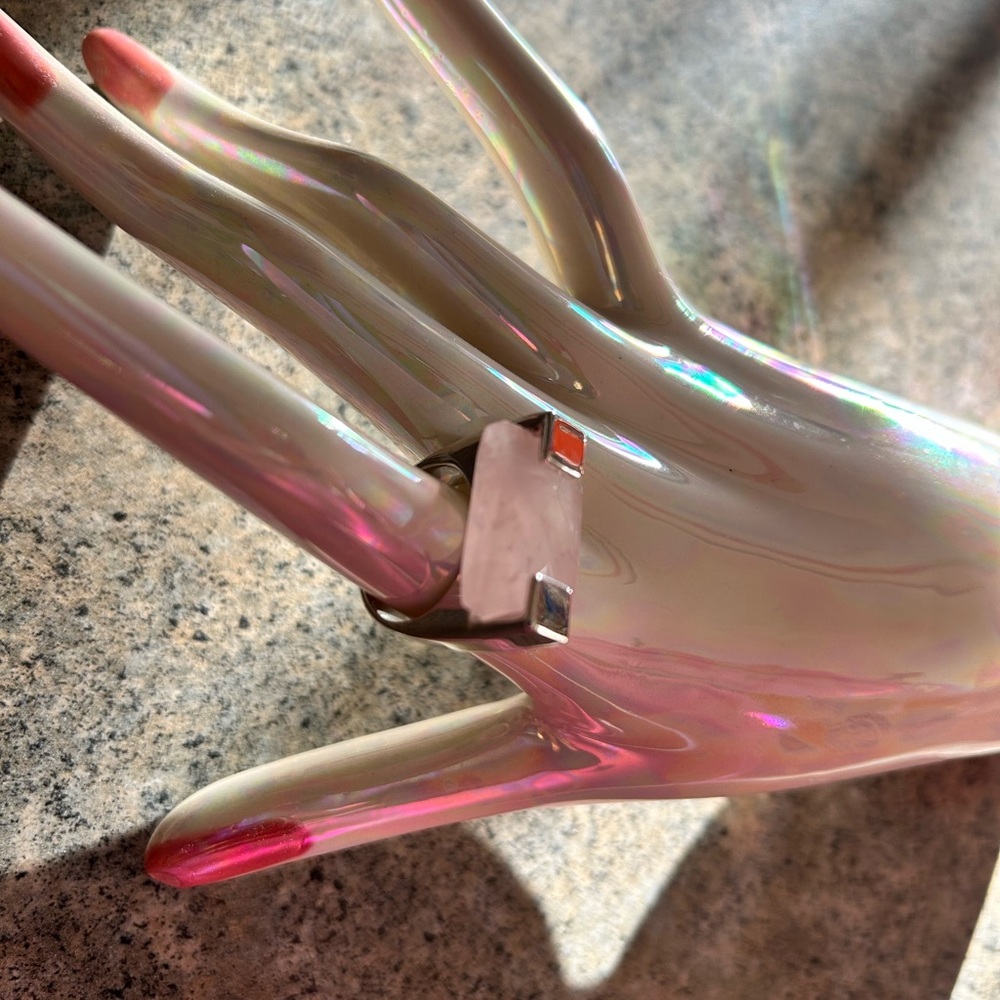 💍 [Sundance] Southwestern Rose Quartz Ring, Size 7 1/2, EUC - Picture 9 of 11